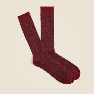 J crew Wool-blend zigzag socks